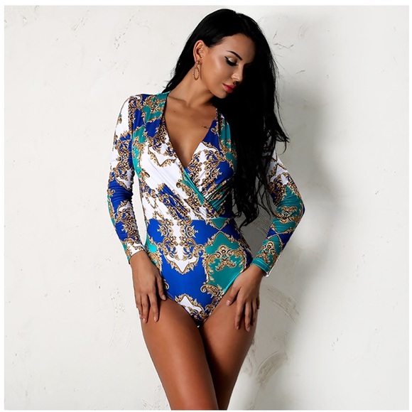 Haus of Layers Tops - NEW! Silk Vintage Bodysuit